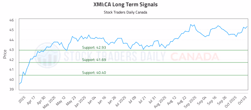 Stock Chart for XMI:CA