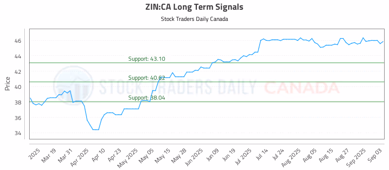 Stock Chart for ZIN:CA