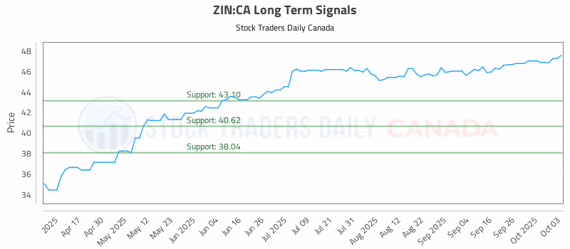 Stock Chart for ZIN:CA