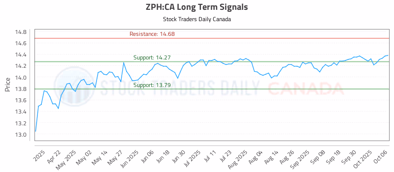 Stock Chart for ZPH:CA