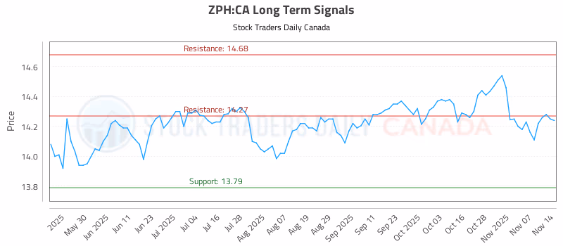 Stock Chart for ZPH:CA