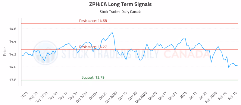 Stock Chart for ZPH:CA