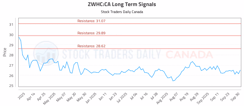 Stock Chart for ZWHC:CA