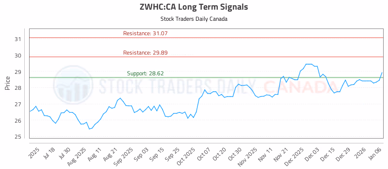 Stock Chart for ZWHC:CA
