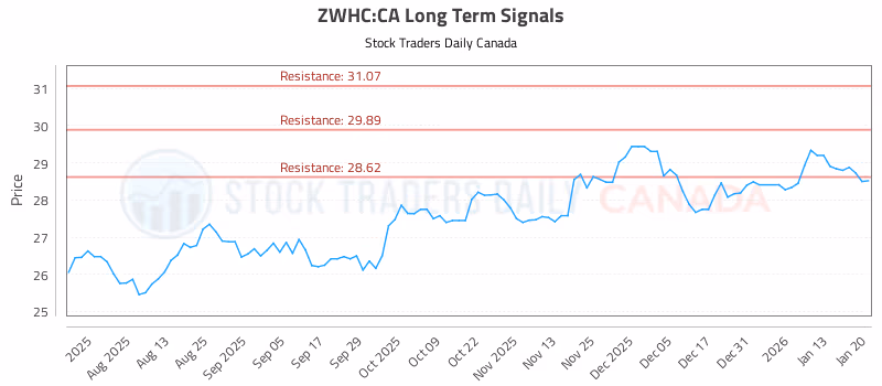 Stock Chart for ZWHC:CA